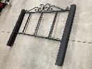 Thumbnail '9' of Black Metal & Wooden Bed Headboard or Similar