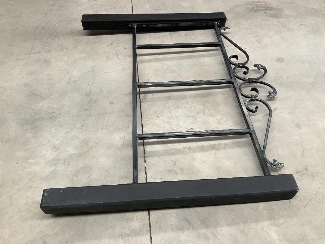 Photo '12' of Black Metal & Wooden Bed Headboard or Similar Photo '12' of Black Metal & Wooden Bed Headboard or Similar