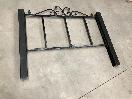 Thumbnail '18' of Black Metal & Wooden Bed Headboard or Similar
