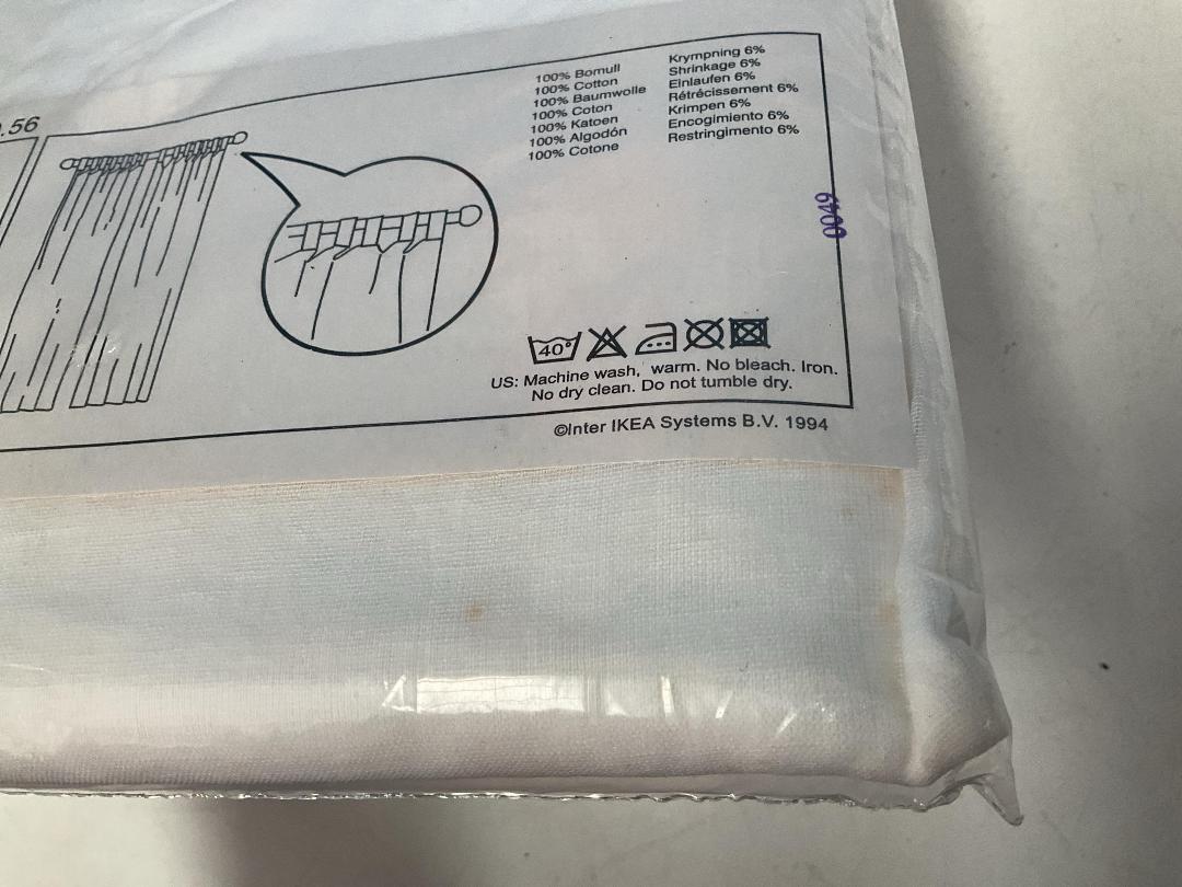 Photo '13' of 5x Agnes White Coloured Curtains