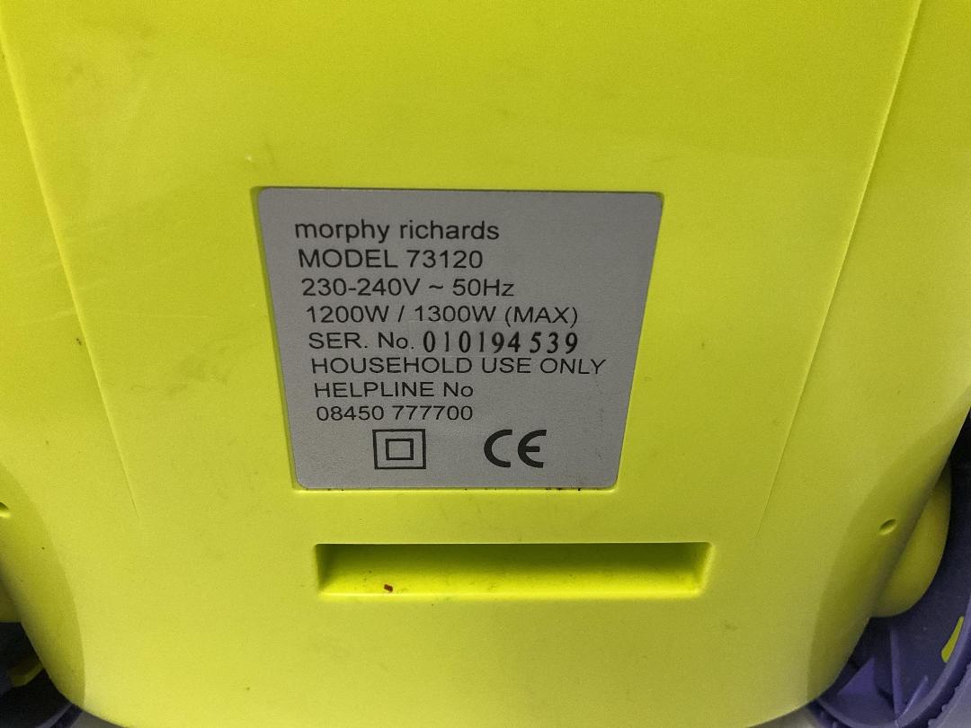 Photo '5' of Morphy Richards The Pod Bagless Vacuum - Model 73120 - Plug has Been Cut Off