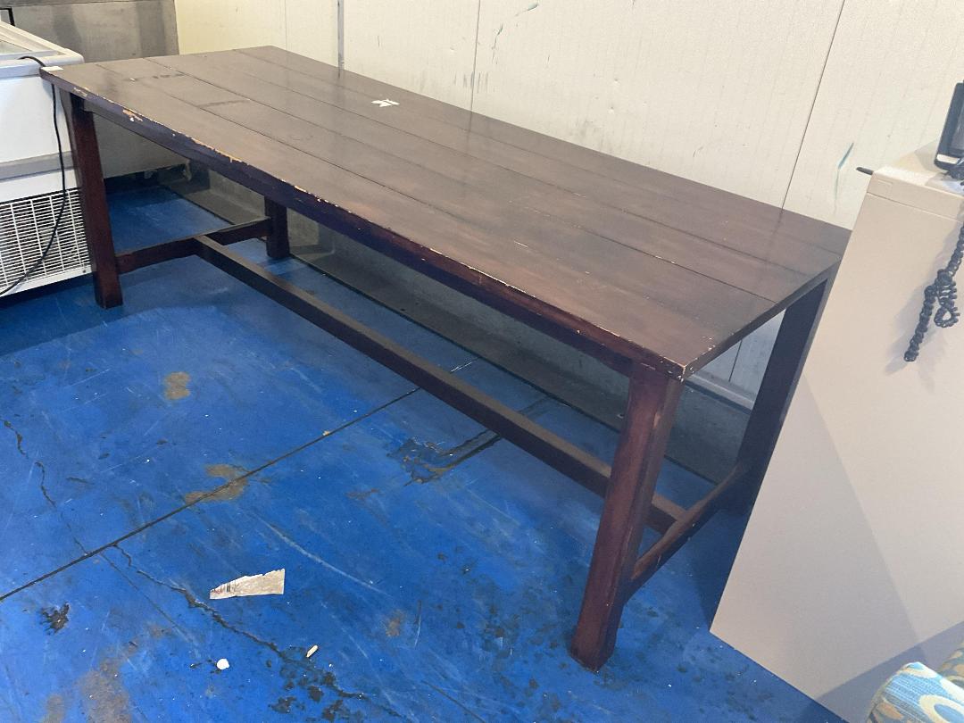 Photo '3' of Large Wooden Dining Table Photo '3' of Large Wooden Dining Table