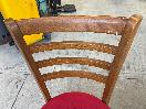 Thumbnail '11' of 6x Wooden-Like/Red Coloured Dining Room Chairs