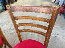 Thumbnail '15' of 6x Wooden-Like/Red Coloured Dining Room Chairs