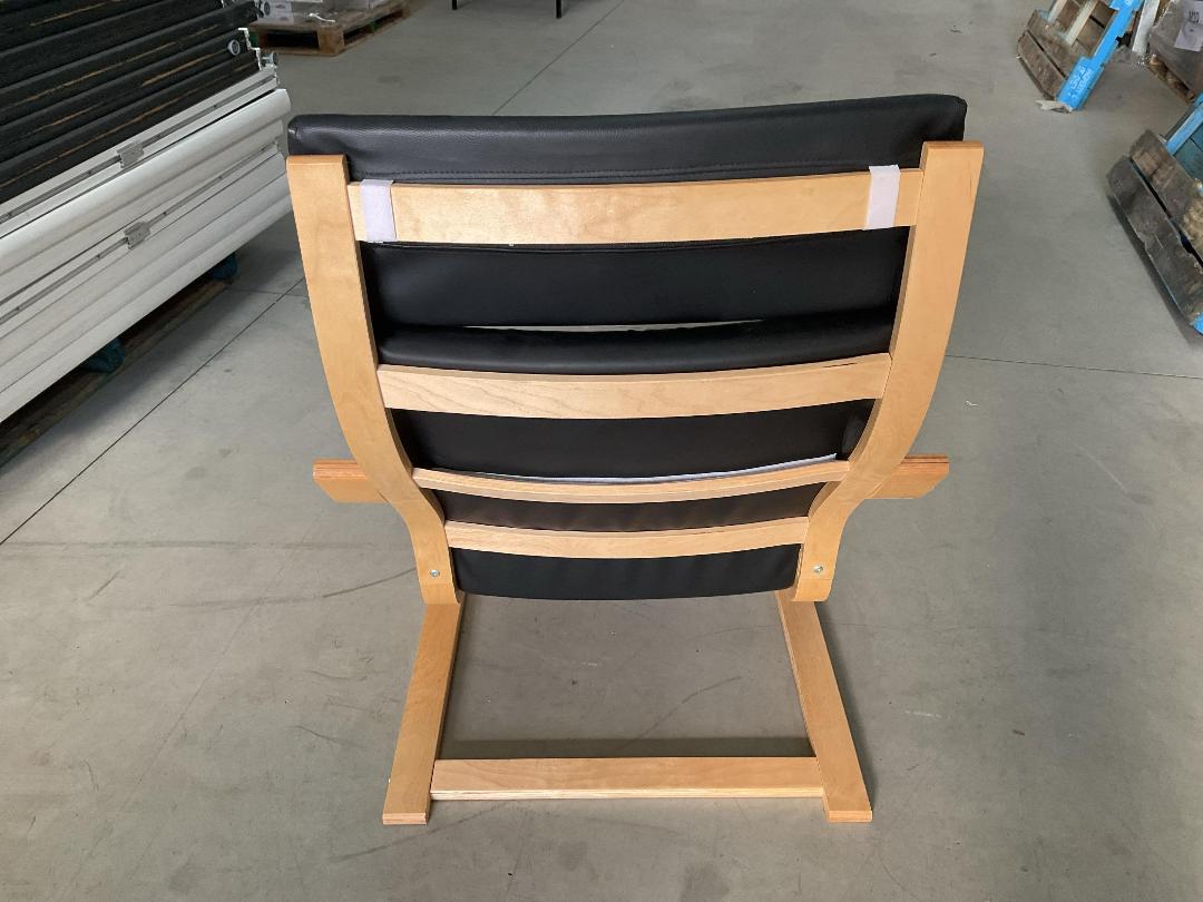 Photo '4' of Wood & PU Rocker Chair Photo '4' of Wood & PU Rocker Chair