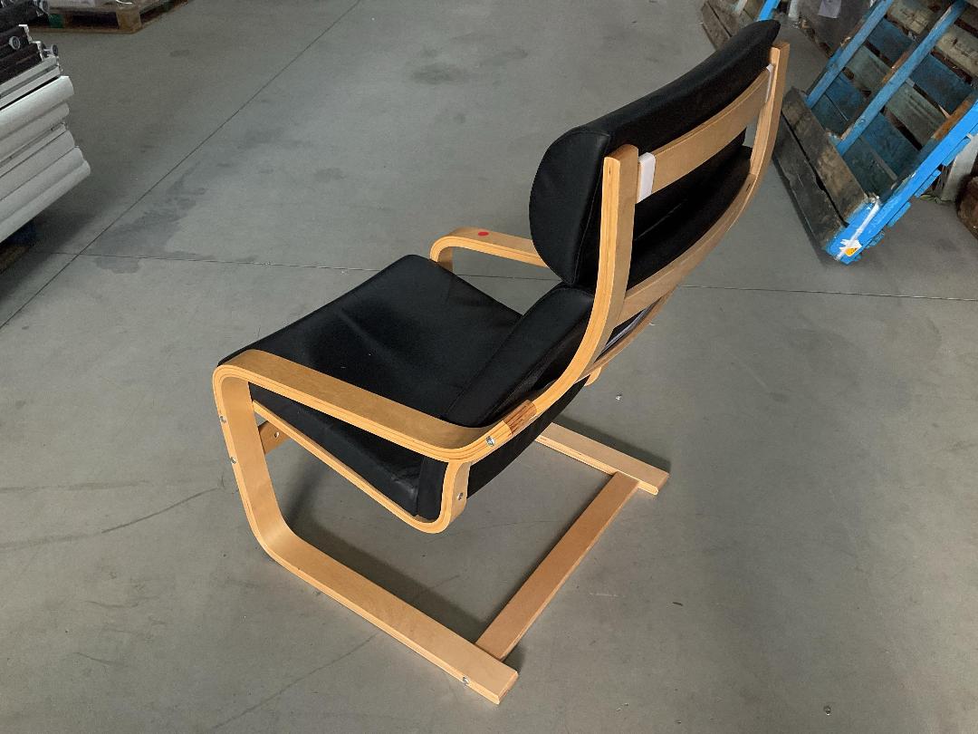 Photo '3' of Wood & PU Rocker Chair Photo '3' of Wood & PU Rocker Chair