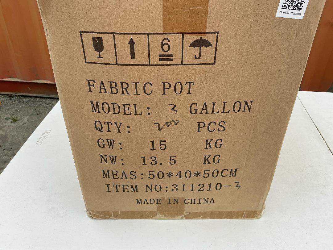 Photo '2' of Box of Fabric Pots