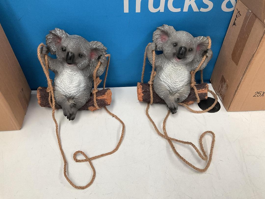 Photo '8' of 2x Koala Outdoor Hanging Ornaments *NEW*