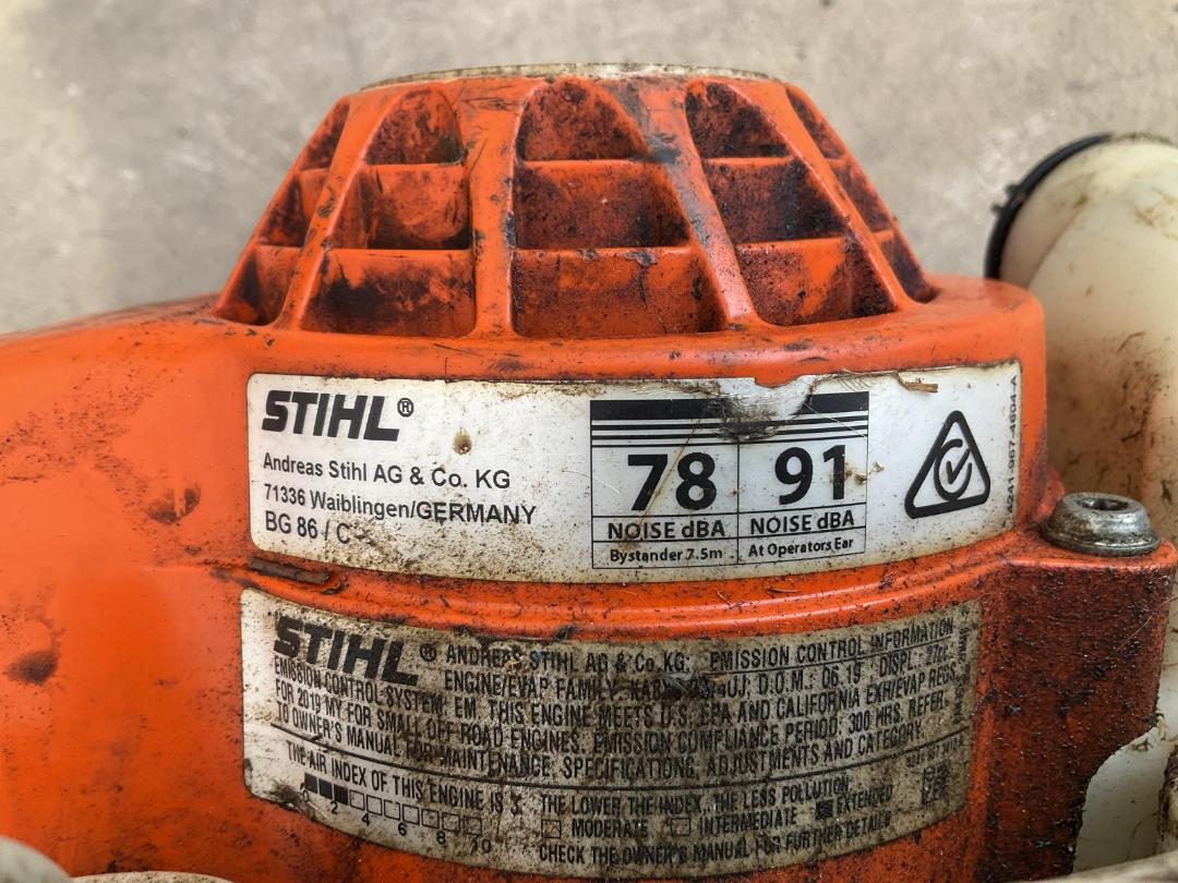 Photo '6' of STIHL BG 86C Blower Photo '6' of STIHL BG 86C Blower