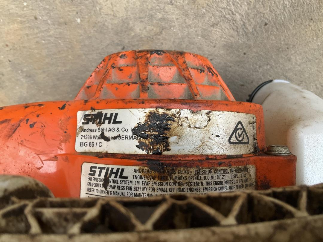 Photo '5' of STIHL BG86 Leaf Blower Photo '5' of STIHL BG86 Leaf Blower