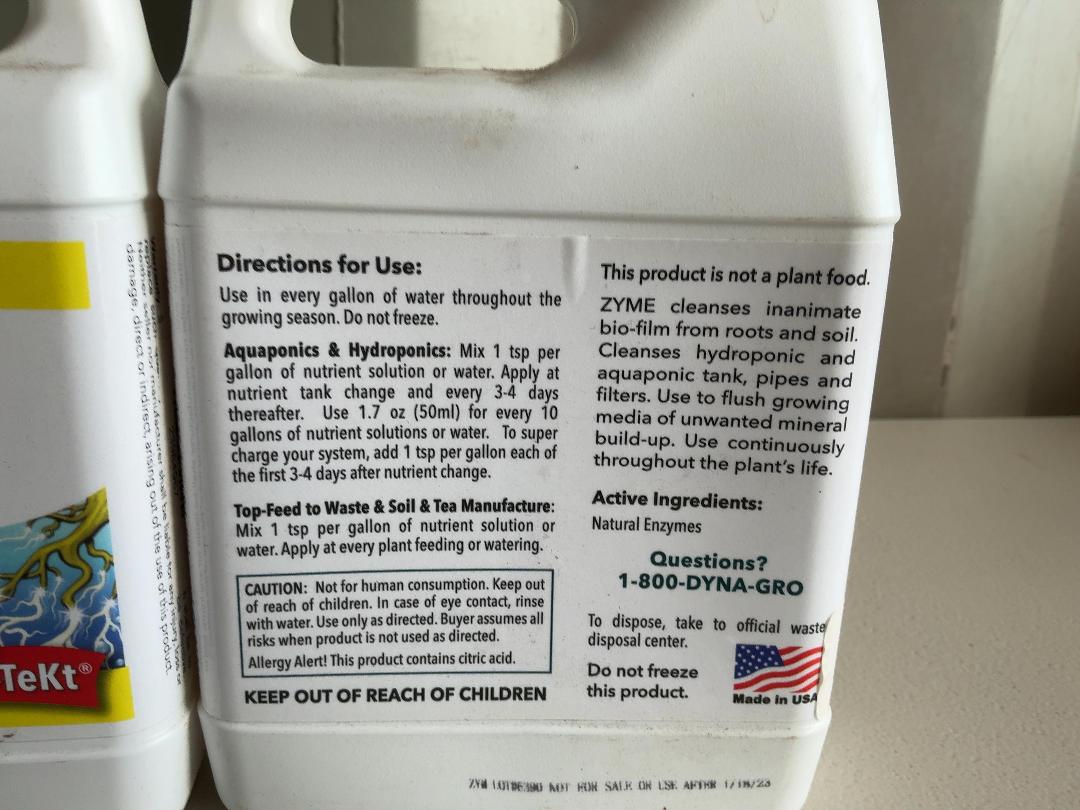 Photo '2' of 4x Dyna-Gro Zyme Cleaner (946ml) Photo '2' of 4x Dyna-Gro Zyme Cleaner (946ml)