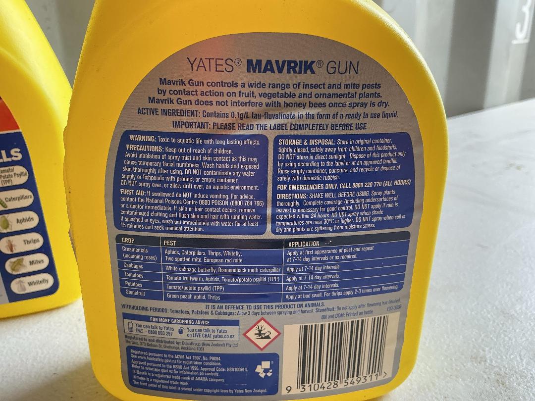 Photo '3' of 2x Yate's Mavrik Gun (750ml)