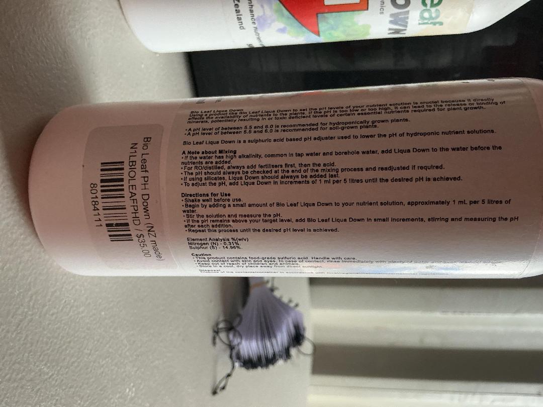 Photo '3' of 5x Bioleaf Liqua Down pH Lower Solution (500ml) Photo '3' of 5x Bioleaf Liqua Down pH Lower Solution (500ml)