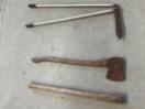 Thumbnail '3' of Assortment of Garden Hand Tools - Axe, Rakes Etc