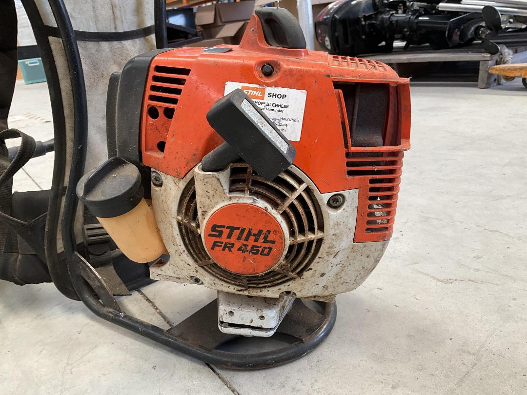 Photo '5' of Stihl Backpack-Style Brush Cutter - Model FR 450 - Does Not Go