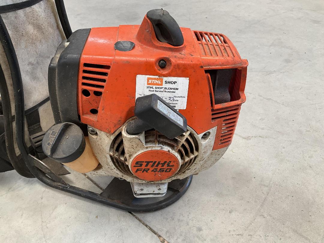 Photo '4' of Stihl Backpack-Style Brush Cutter - Model FR 450 - Does Not Go