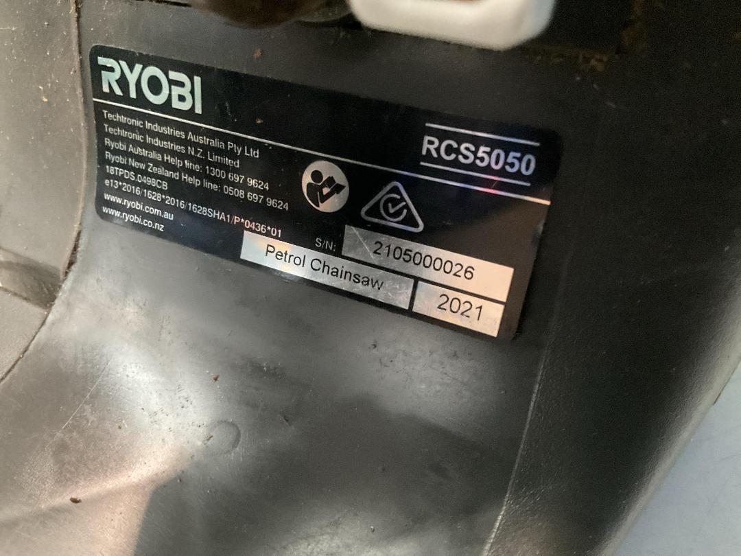Photo '2' of Ryobi Petrol Chainsaw - Model RCS5050