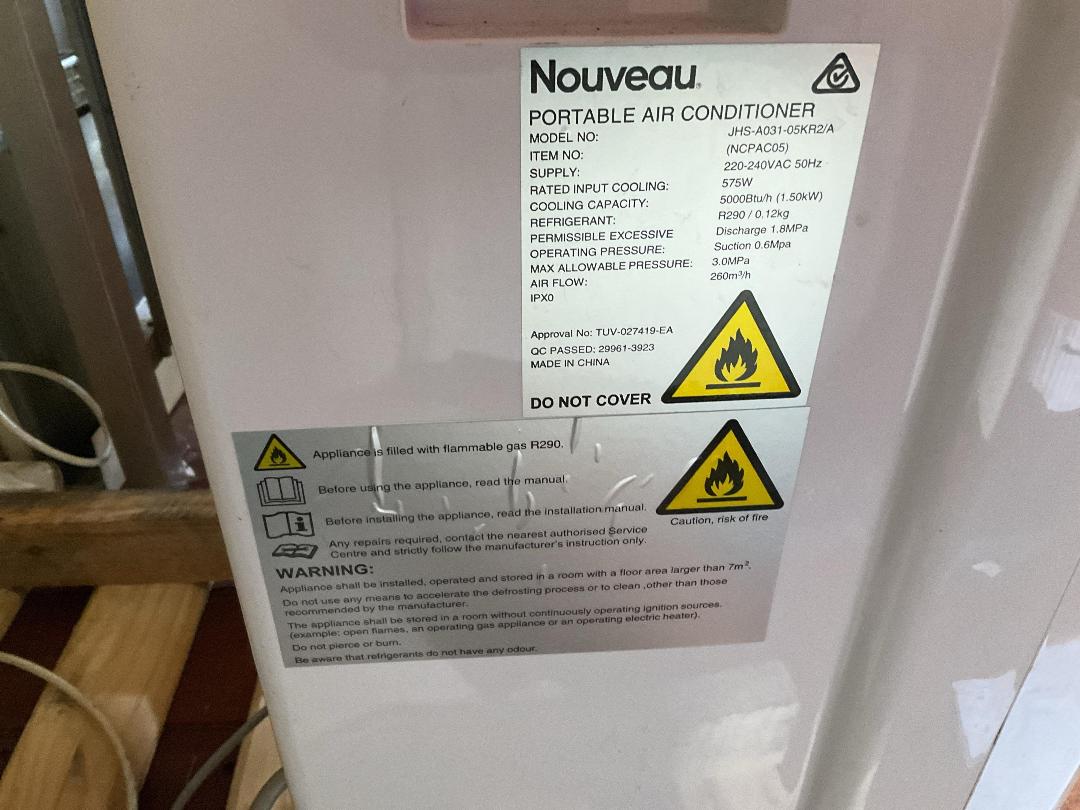 Photo '2' of Nouveau Portable Air conditioner Photo '2' of Nouveau Portable Air conditioner
