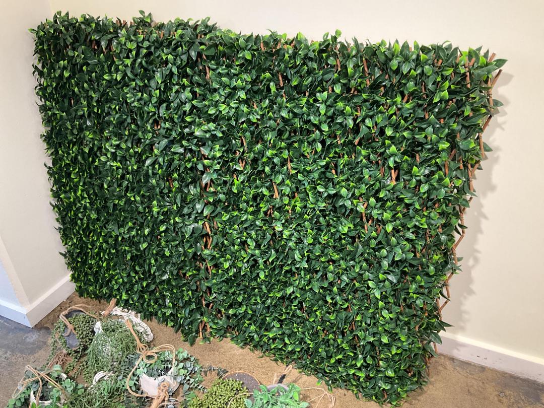 Photo '4' of Artificial hanging plants and Artificial Greenery trellis Photo '4' of Artificial hanging plants and Artificial Greenery trellis