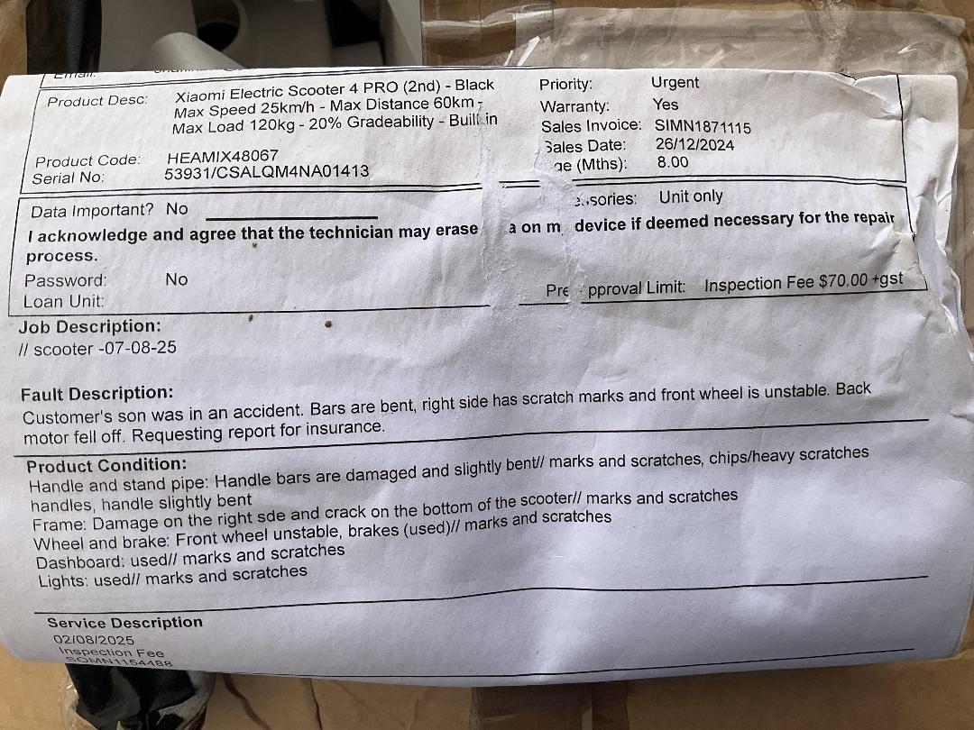 Photo '12' of Xiomi Escooter 4 Pro Gen 2 Photo '12' of Xiomi Escooter 4 Pro Gen 2