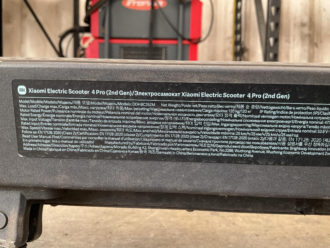 Photo '11' of Xiomi Escooter 4 Pro Gen 2 Photo '11' of Xiomi Escooter 4 Pro Gen 2