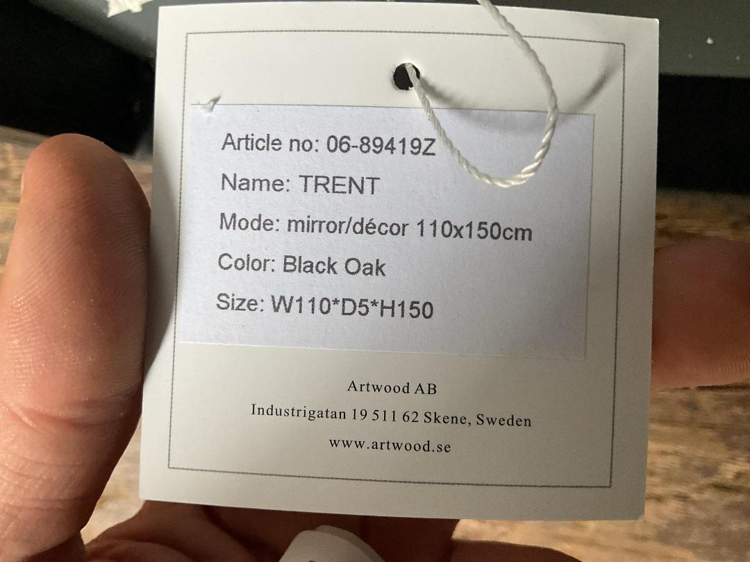 Photo '5' of Artwood Black Oak Trent Mirror Photo '5' of Artwood Black Oak Trent Mirror
