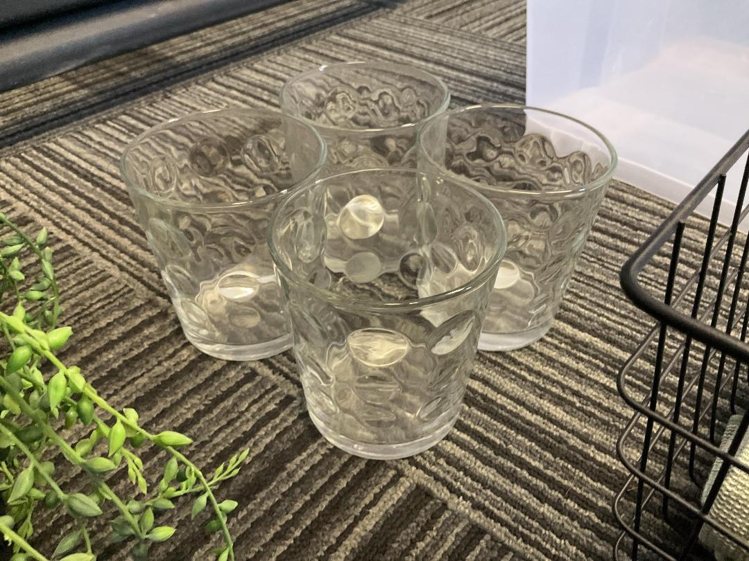 Photo '2' of Glasses, Teatowel & Basket, & Home Decor Photo '2' of Glasses, Teatowel & Basket, & Home Decor