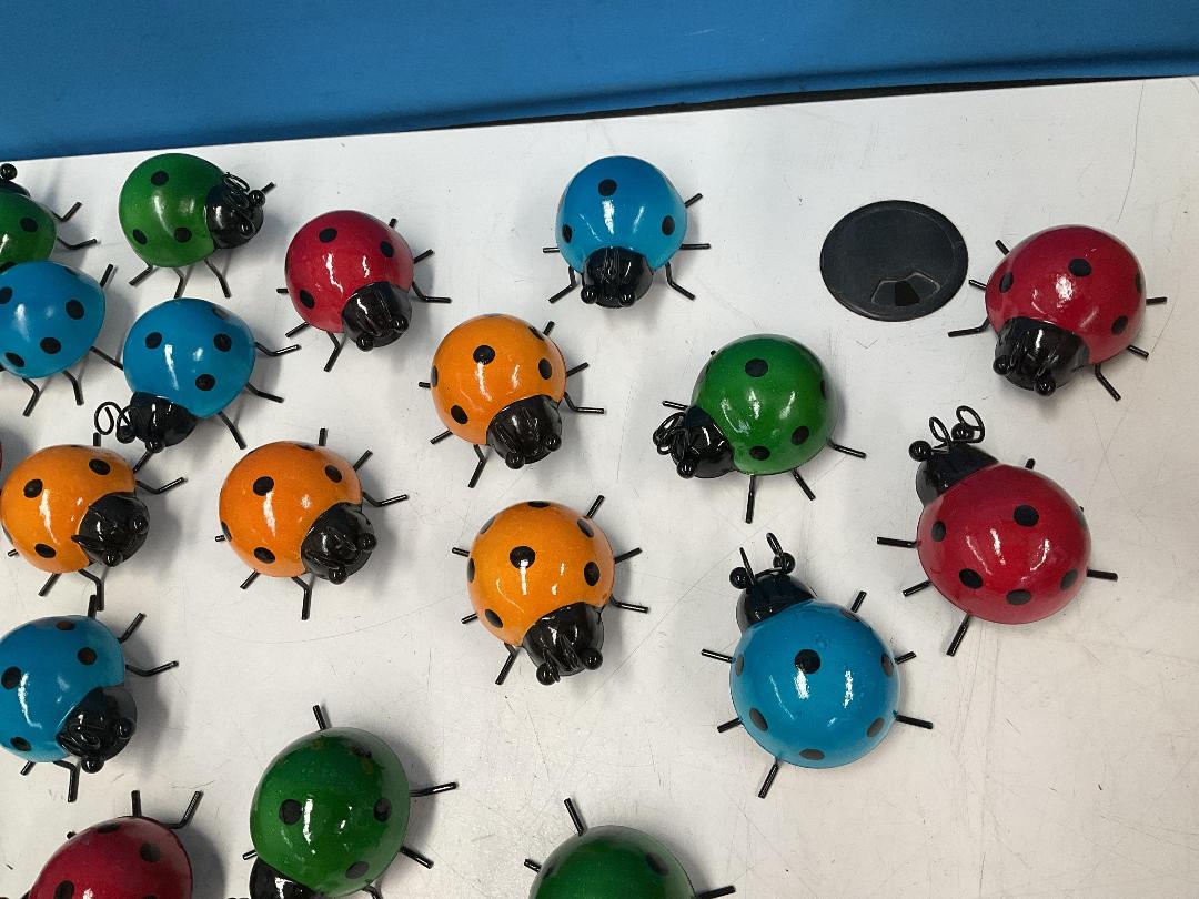 Photo '3' of 32x Ladybug Wall Hangings *New*