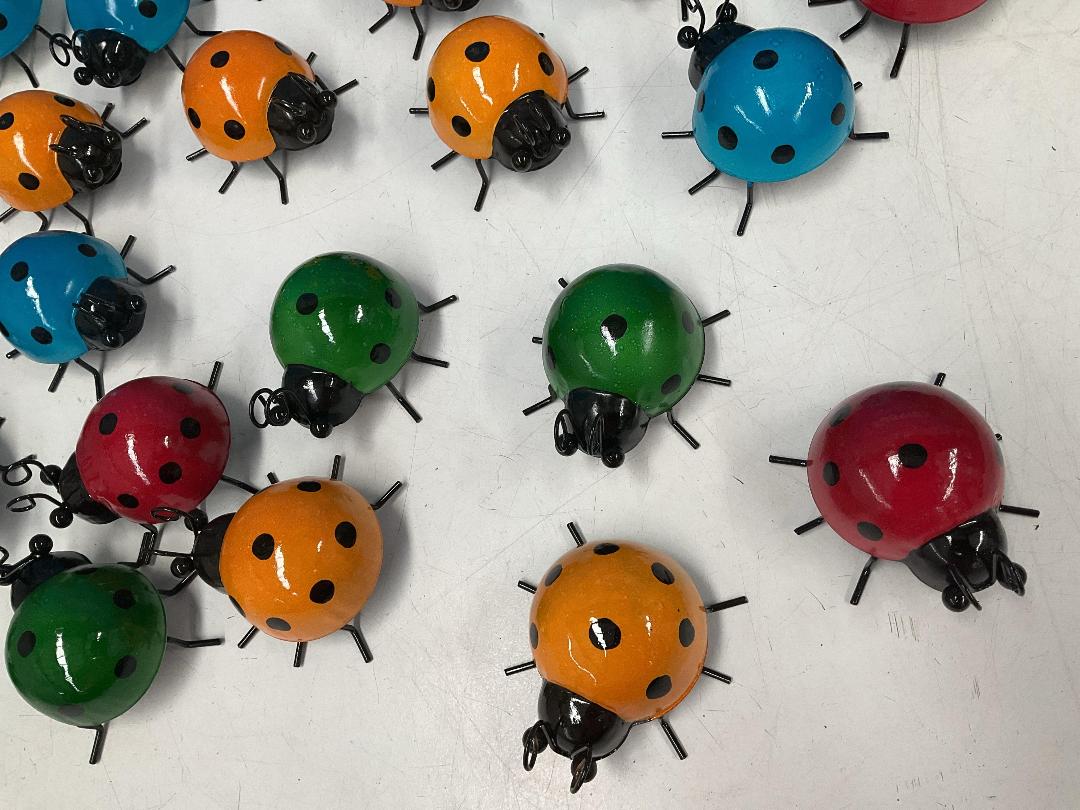 Photo '5' of 32x Ladybug Wall Hangings *New*