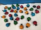 Thumbnail '7' of 32x Ladybug Wall Hangings *New*