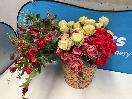 Thumbnail '10' of Assortment of Various Artificial Flowers in a Basket