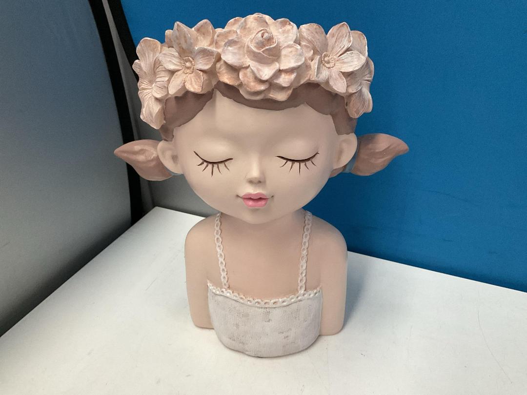 Photo '4' of 4x Planters - 3x Girls and 1x Hedgehog *New*