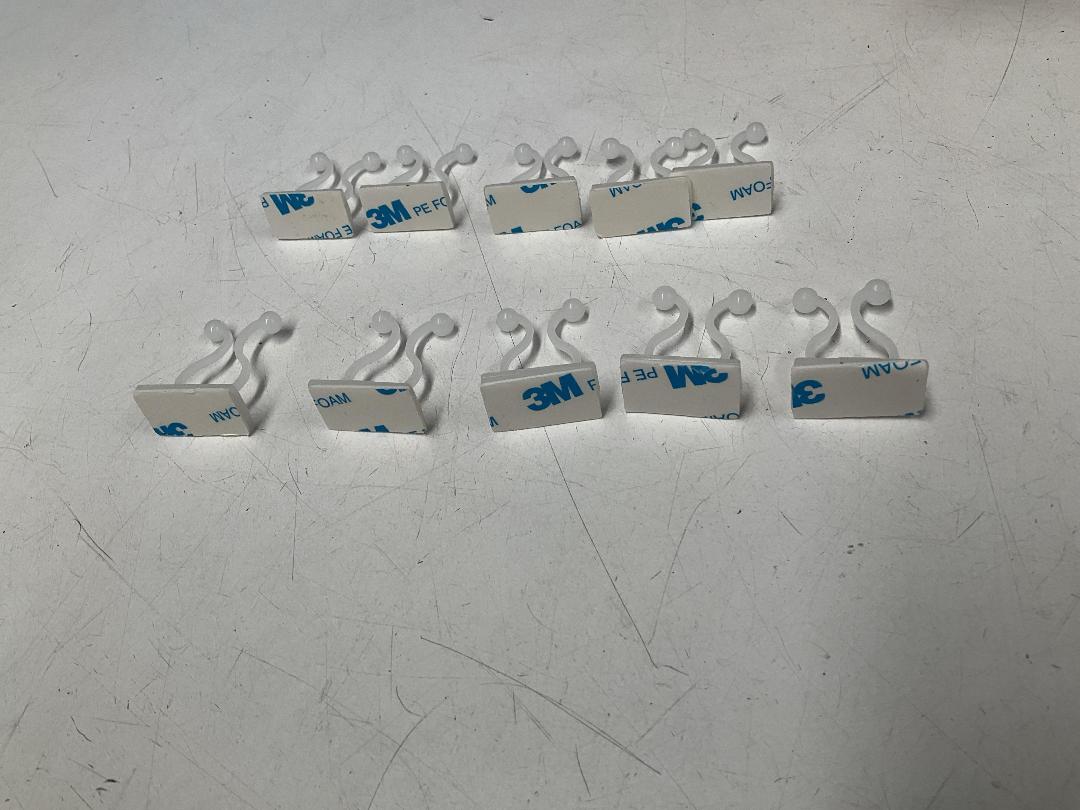 Photo '15' of 2x Boxes of Plastic-Like Hooks or Similar with 3M Adhesives *NEW*