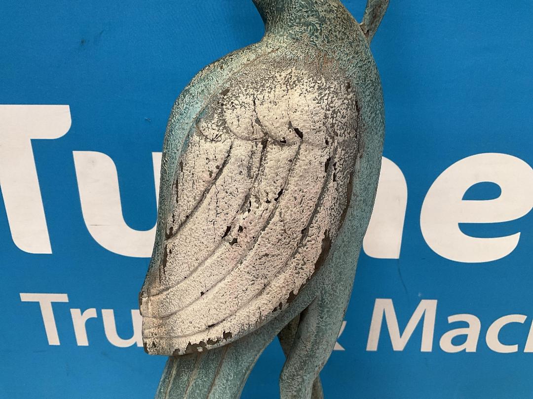 Photo '4' of Blue Coloured Wooden-Like Bird Ornament