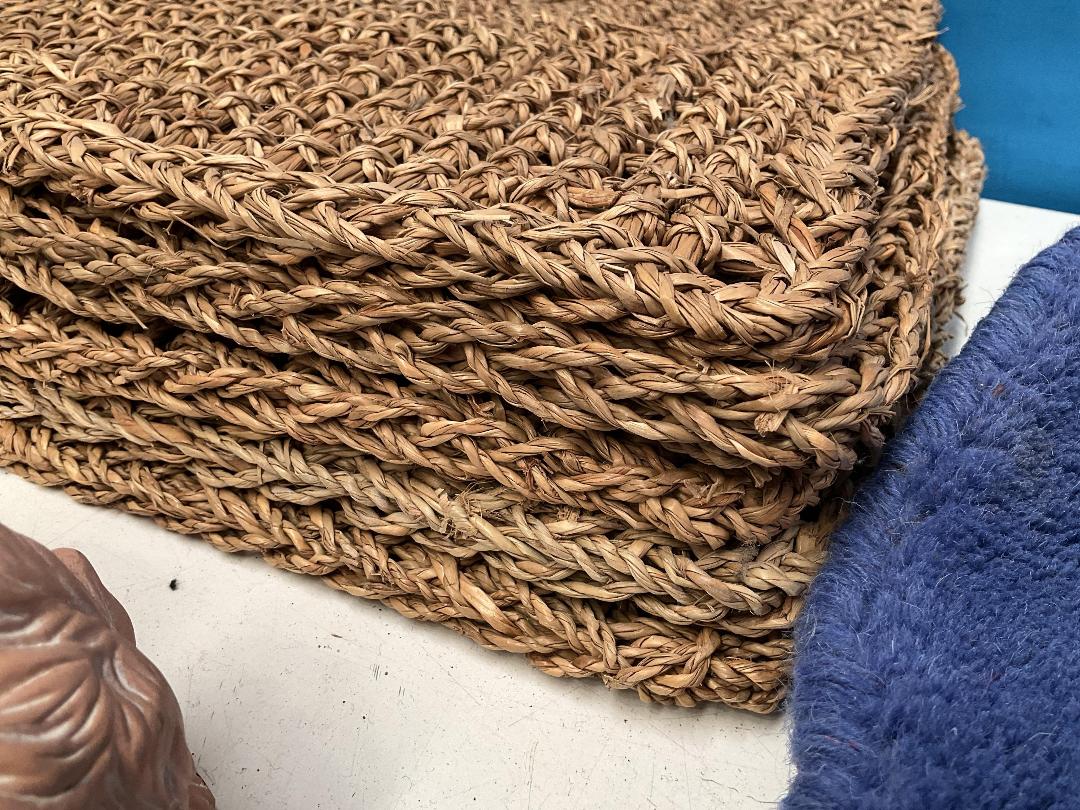 Photo '4' of Home Decor Items - Blue Circular Mat, Woven Place Mats or Similar Etc