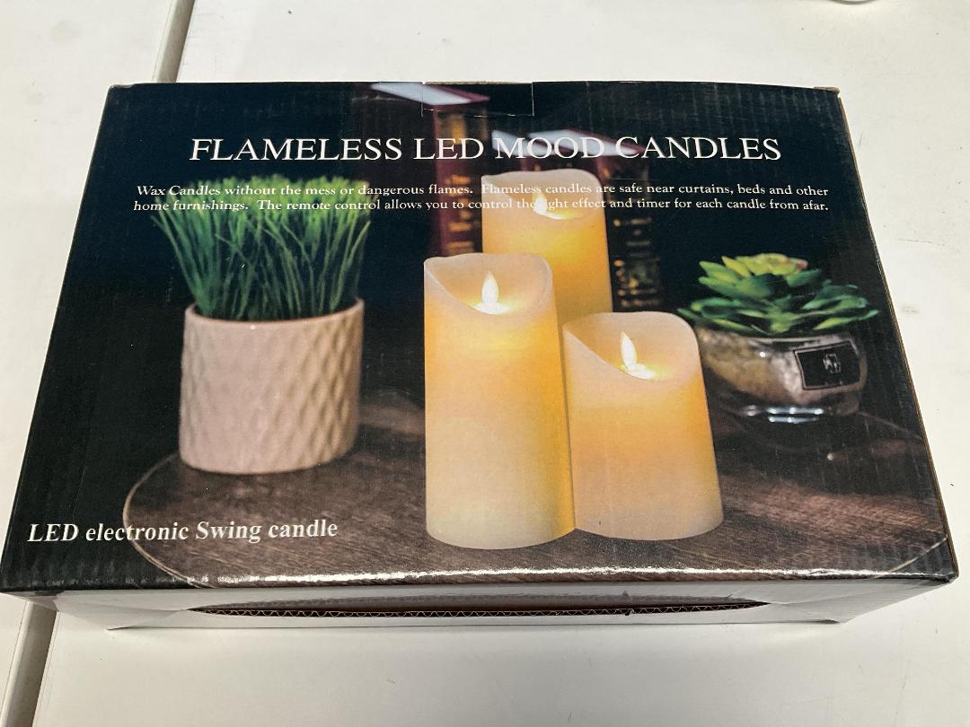 Photo '4' of Flameless LED Mood Candle Set w/ Remote (1 Set) *NEW*