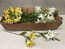 Thumbnail '1' of High Quality Artificial Flowers - Lily (White & Yellow) *NEW*