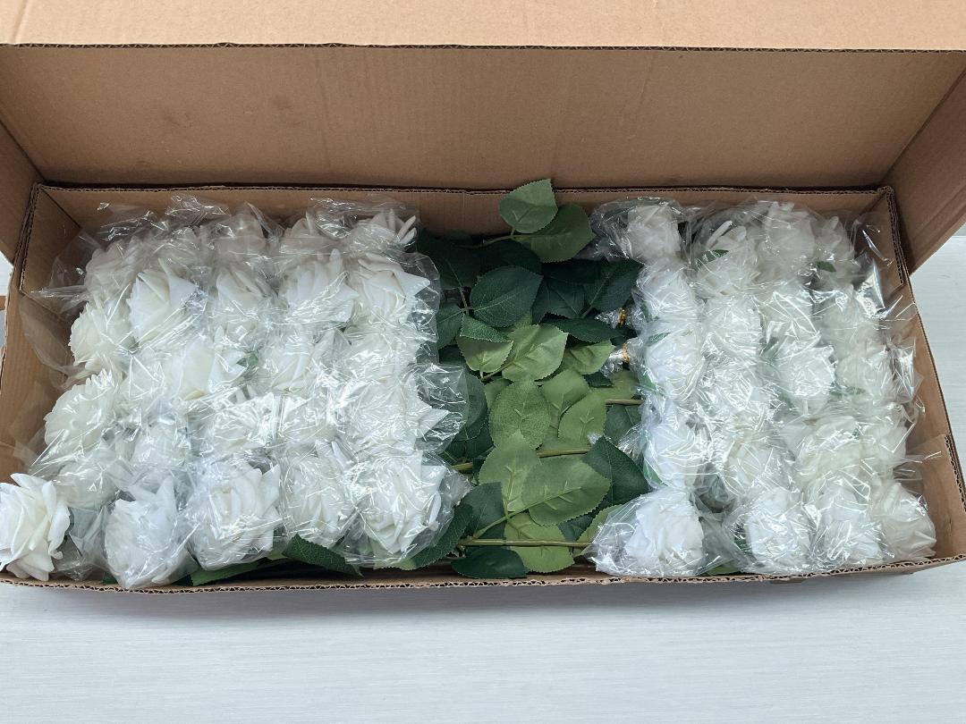 Photo '4' of High Quality Artificial Flowers - Real Touch Rose (White) *NEW* Photo '4' of High Quality Artificial Flowers - Real Touch Rose (White) *NEW*