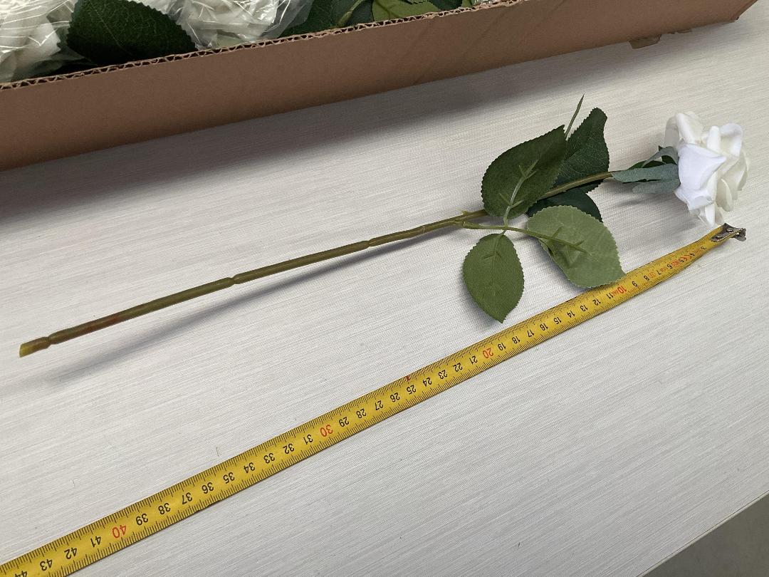 Photo '3' of High Quality Artificial Flowers - Real Touch Rose (White) *NEW* Photo '3' of High Quality Artificial Flowers - Real Touch Rose (White) *NEW*