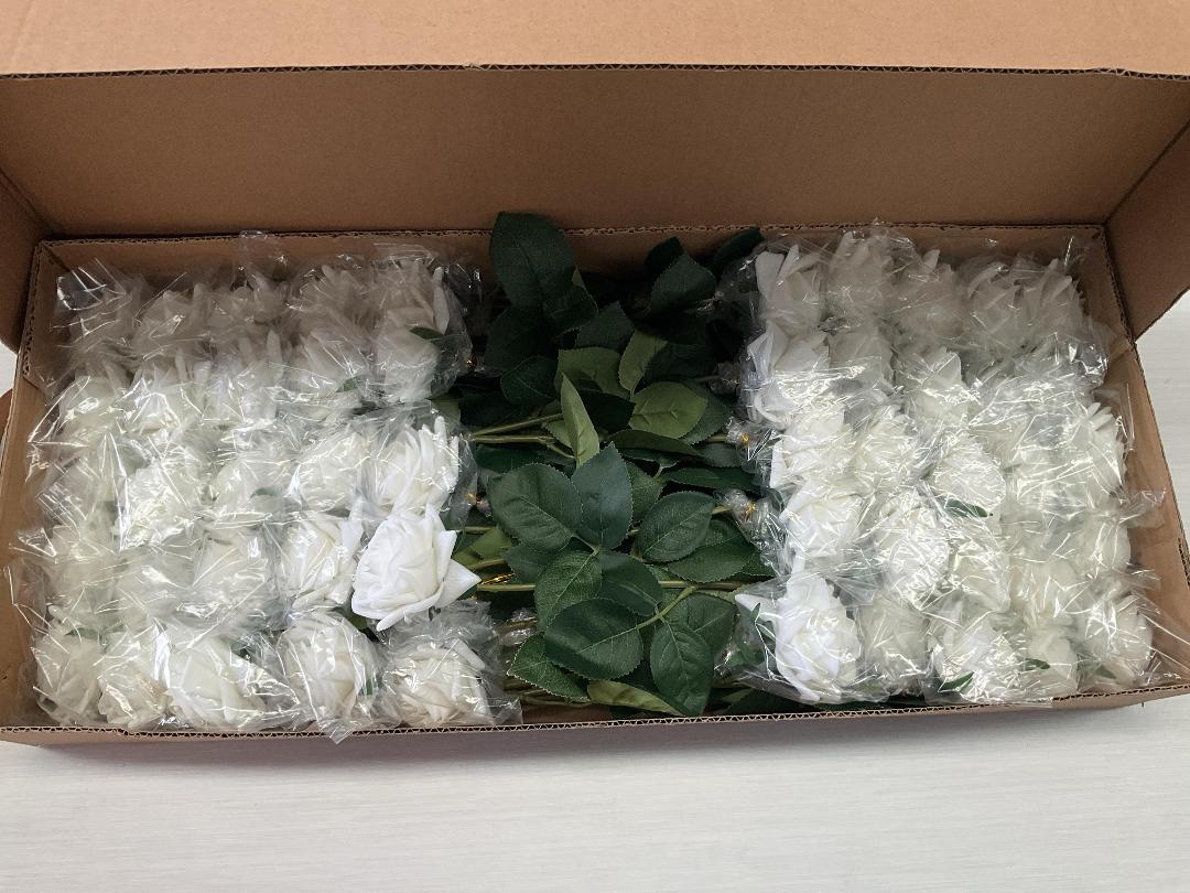 Photo '4' of High Quality Artificial Flowers - Real Touch Rose (White) *NEW*