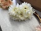 Thumbnail '3' of High Quality Artificial Flowers - Gerbera (White Pink Cream) *NEW*
