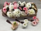 Thumbnail '1' of High Quality Artificial Flowers - Gerbera (White Pink Cream) *NEW*
