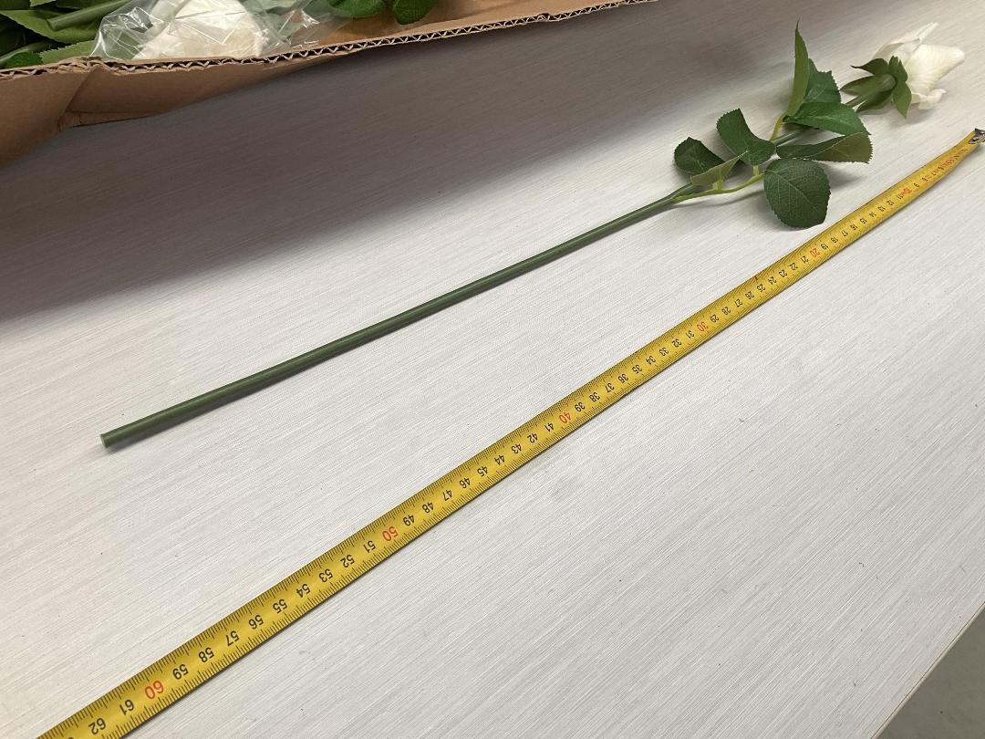 Photo '3' of High Quality Artificial Flowers - Real Touch Rose (White) *NEW*