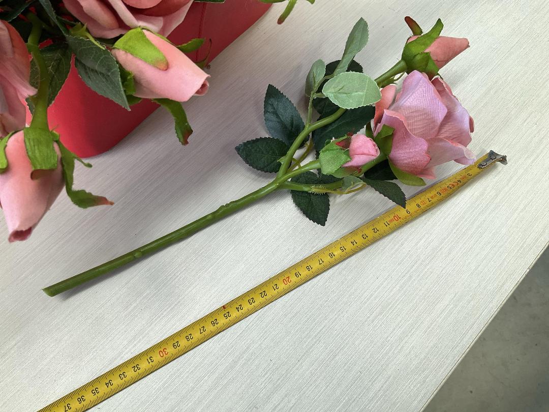 Photo '3' of High Quality Artificial Flowers - Rose & Bud (Dusty Pink) *NEW*