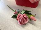 Thumbnail '2' of High Quality Artificial Flowers - Rose & Bud (Dusty Pink) *NEW*