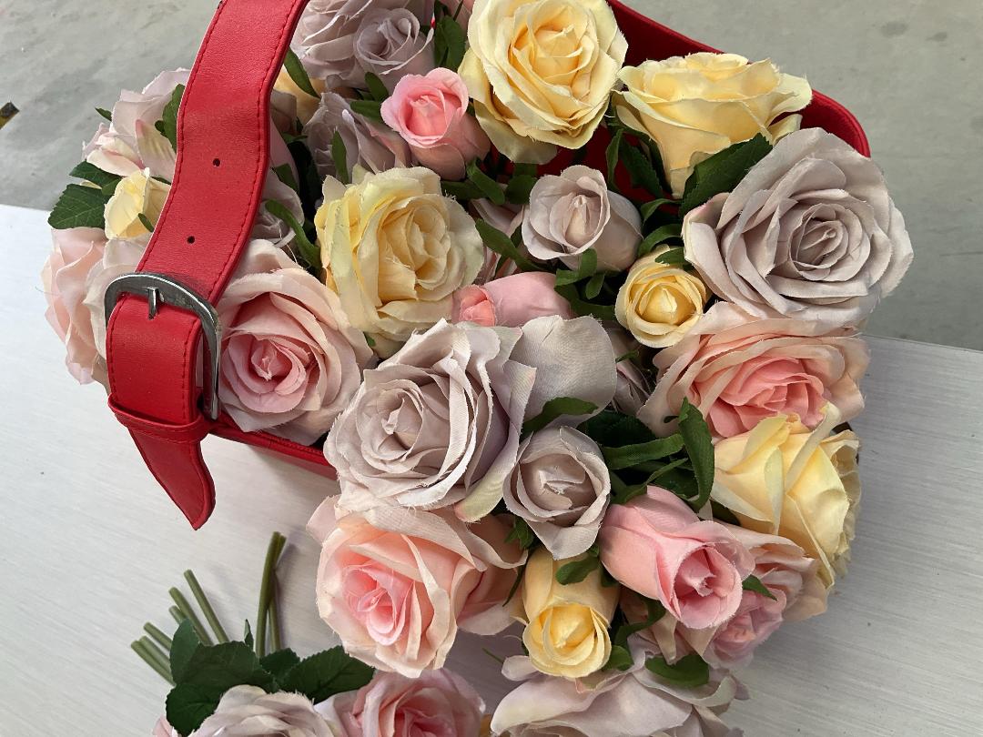 Photo '2' of High Quality Artificial Flowers - Rose Bouquet (Dusty Colours) *NEW*