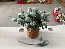 Thumbnail '1' of High Quality Artificial Flowers - Rose Stem (Dusty Blue) *NEW*
