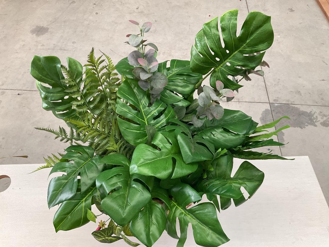 Photo '2' of High Quality Artificial Flowers - Assorted Leaves (Monstera , Fern Etc ) *NEW*