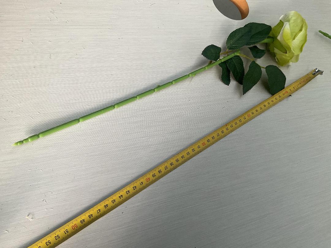 Photo '4' of High Quality Artificial Flowers - Rose (White & Green) *NEW*