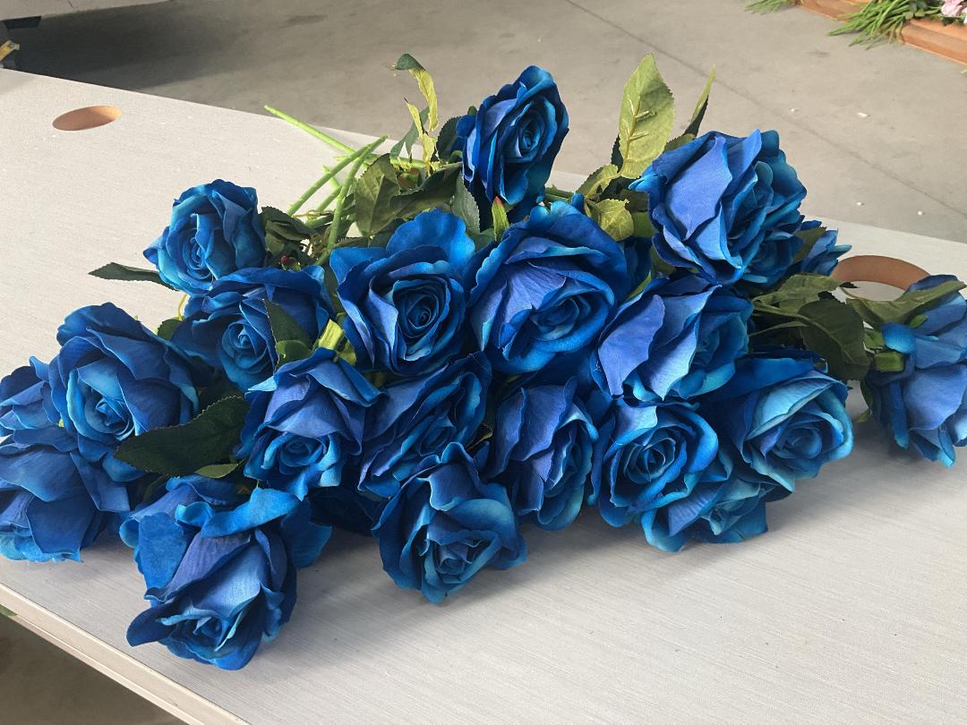 Photo '2' of High Quality Artificial Flowers - Rose (Blue) *NEW*